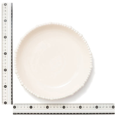 Pearl Deep Plate Large Beige
