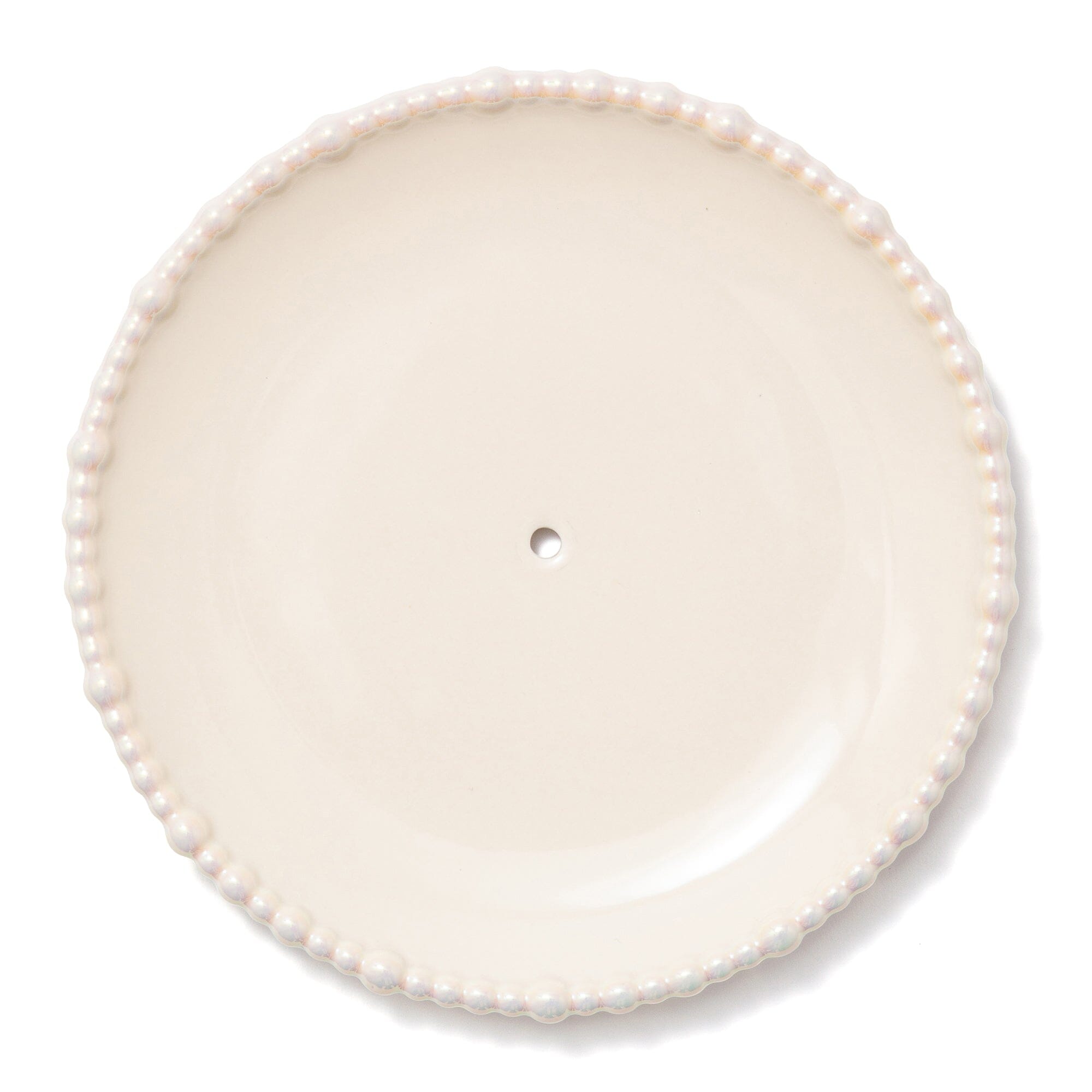 Pearl Cake Stand 3 Tier Beige
