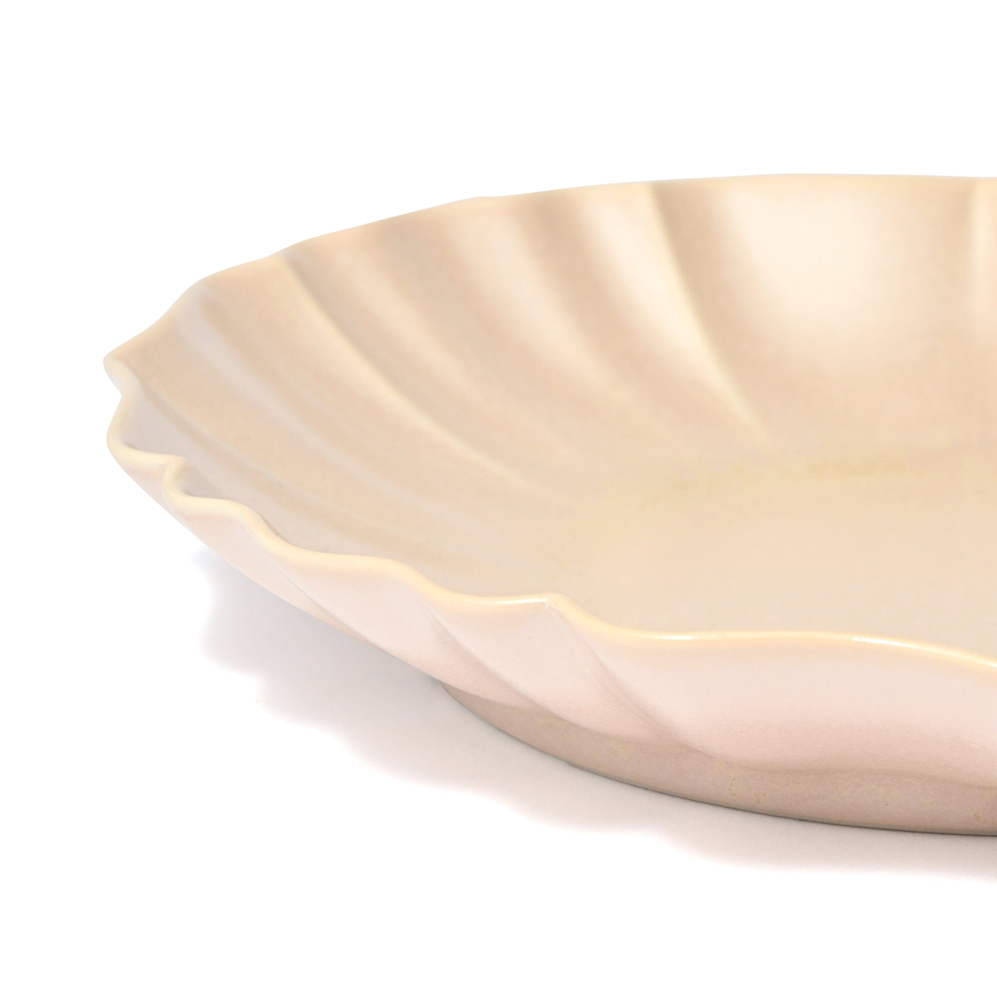 Mino Crystalline Glaze Deep Plate Light Pink