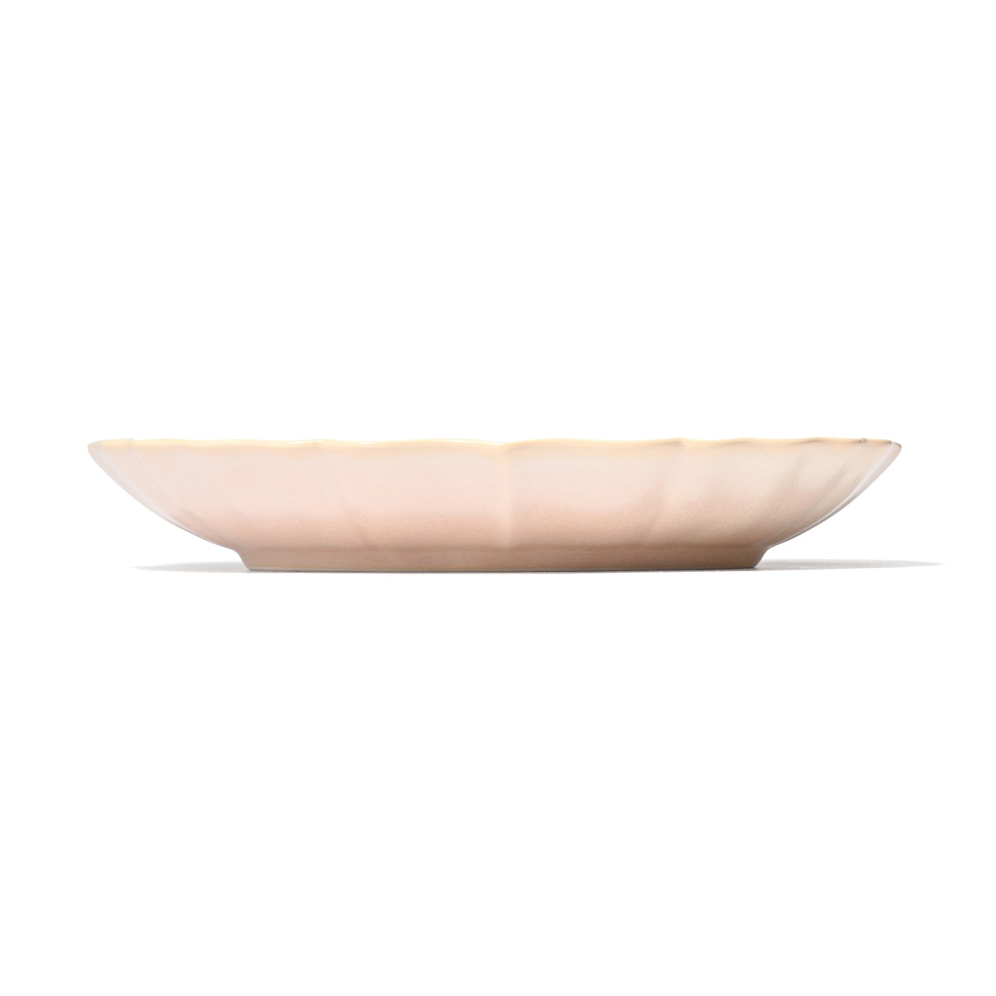 Mino Crystalline Glaze Oval Plate Light Pink
