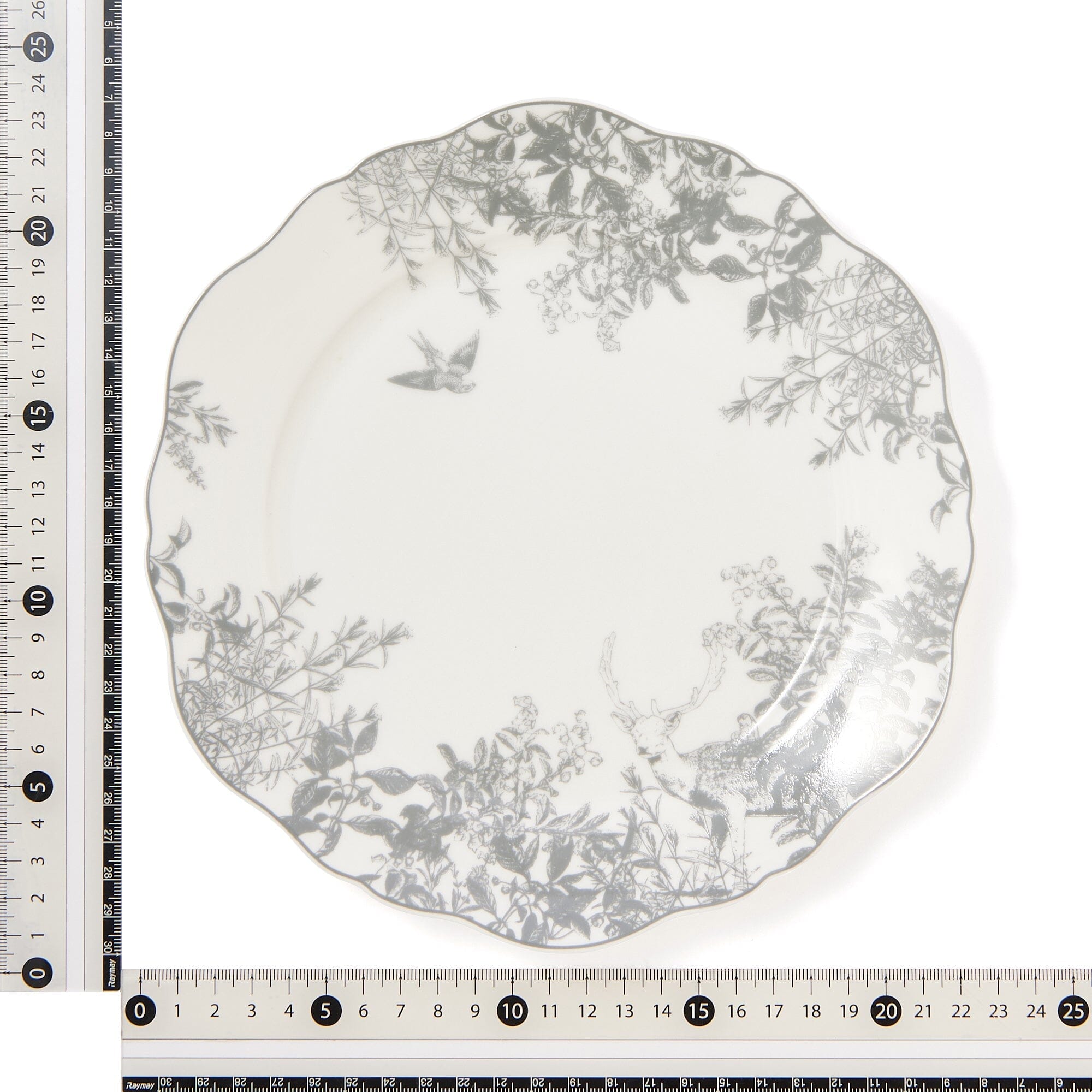 Jouy Plate Medium Gray