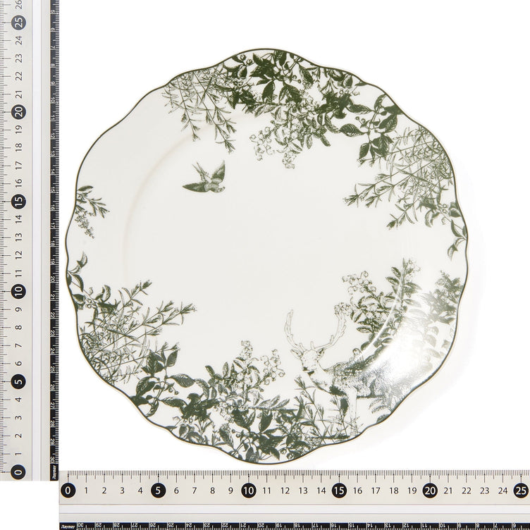 Jouy Plate Medium Green