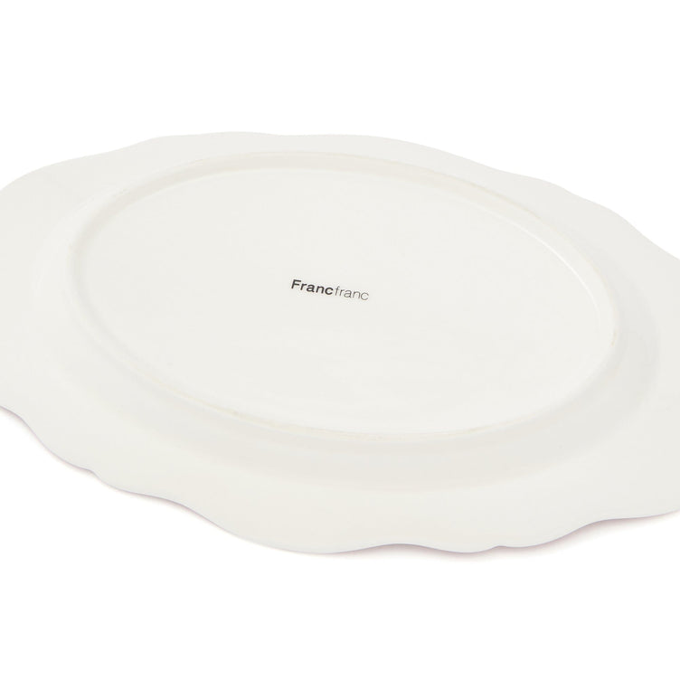 Jouy Oval Plate Pink