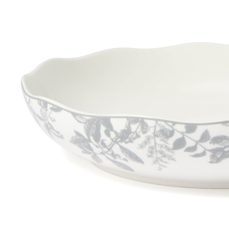 Jouy Deep Plate L Gray