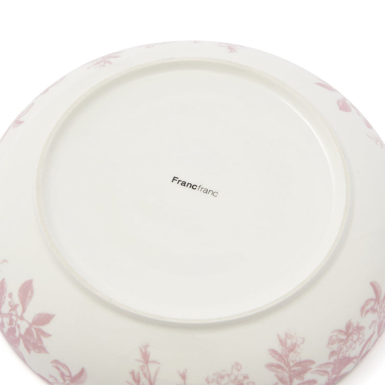 Jouy Deep Plate L Pink