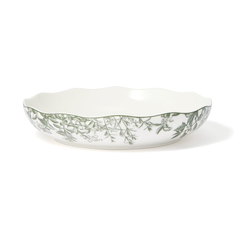 Jouy Deep Plate L Green