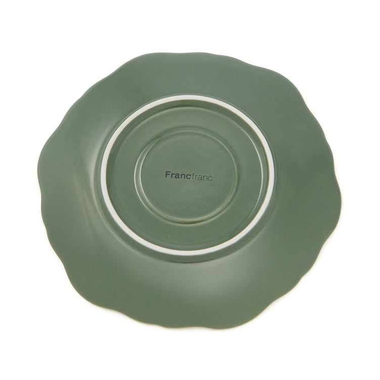Jouy Cup & Saucer Green