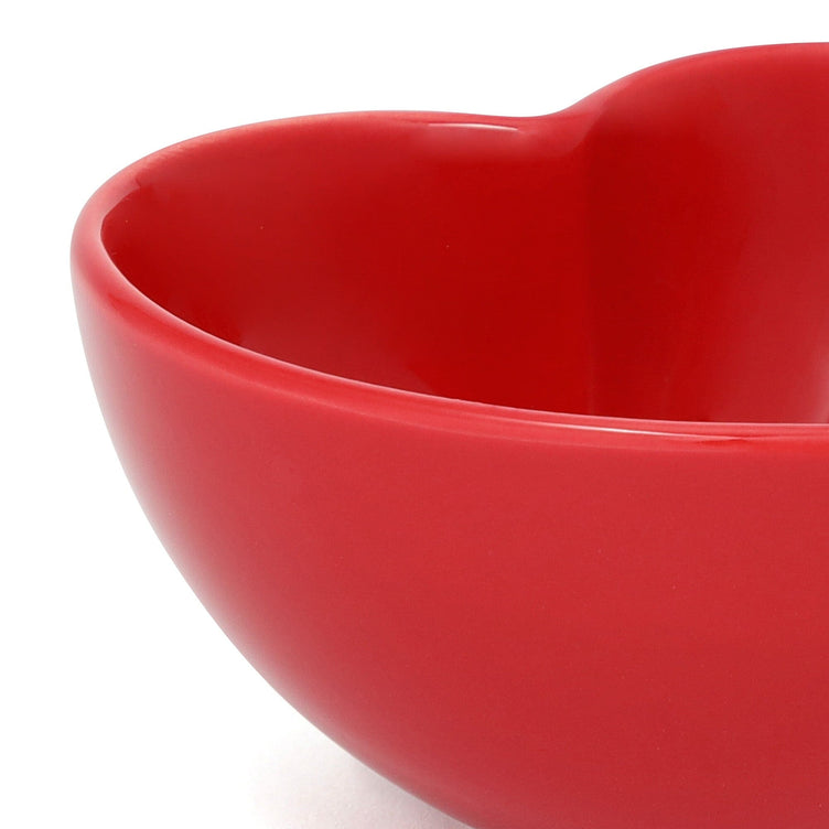 Heart Shape Bowl Red