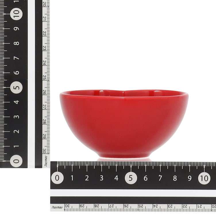 Heart Shape Bowl Red