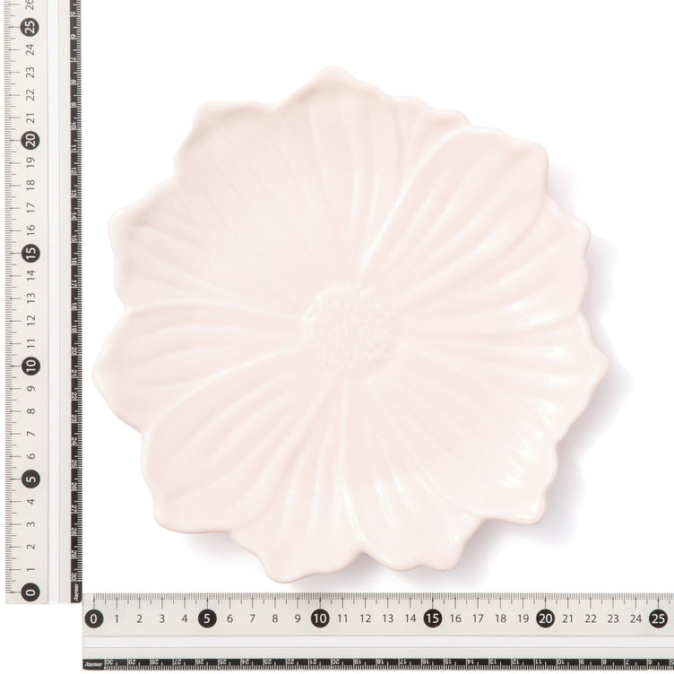 Petal Frill Plate Medium Pink