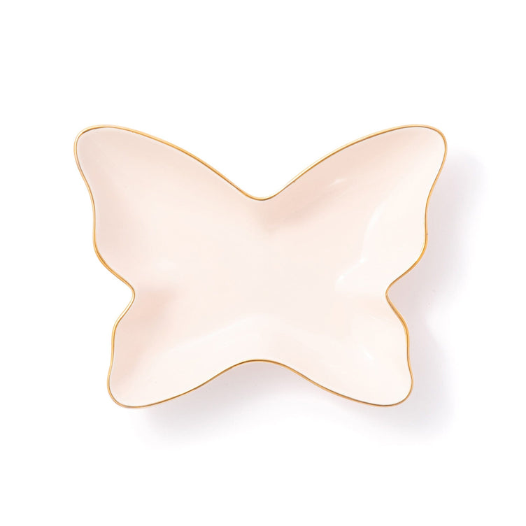 Petal Frill Butterfly Plate Pink