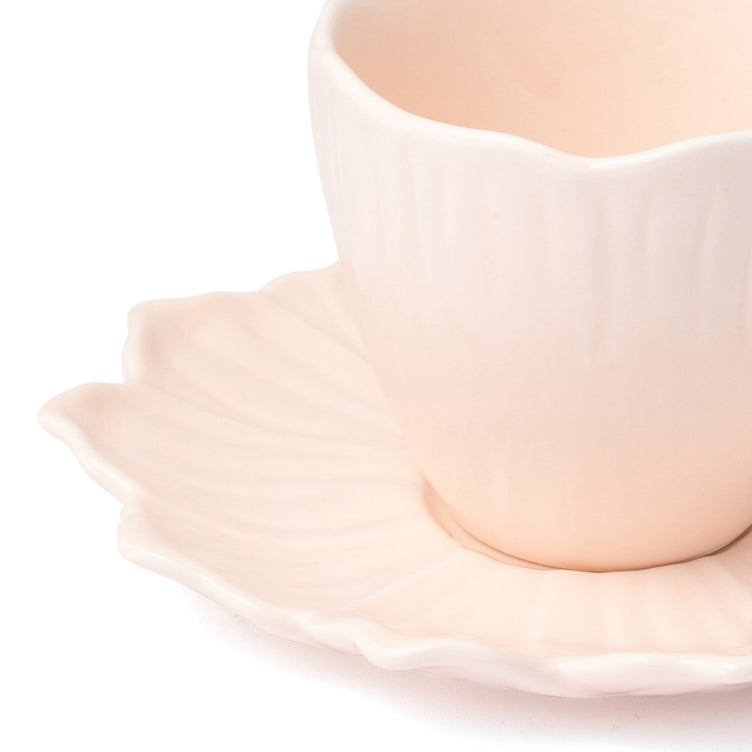 Petal Frill Cup & Saucer Pink