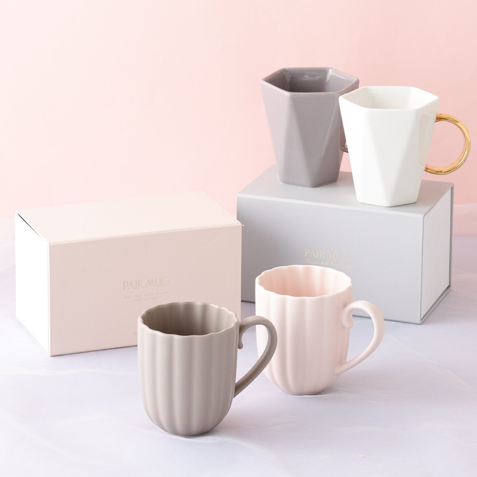 GS Pair Of Mug Flower