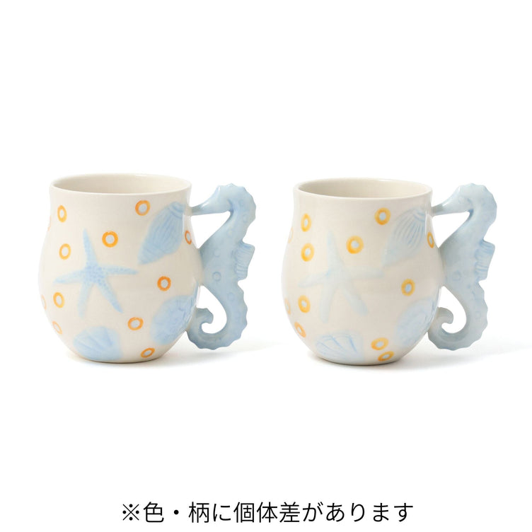 Hand Paint Mug Blue