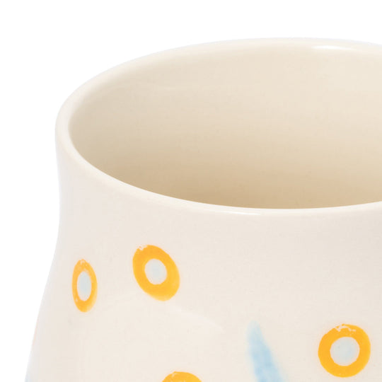 Hand Paint Mug Blue