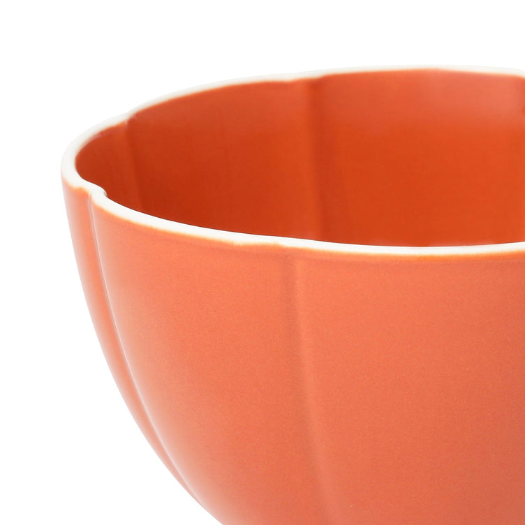 Flower Mini Deep Bowl Orange