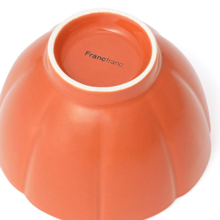 Flower Mini Deep Bowl Orange
