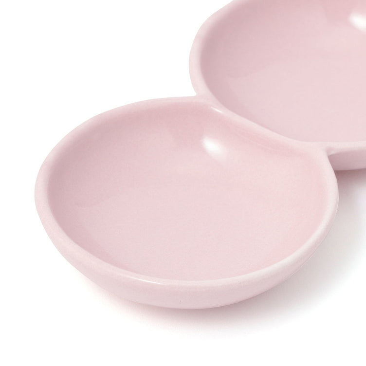 Separate Plate 2-Tier Pink