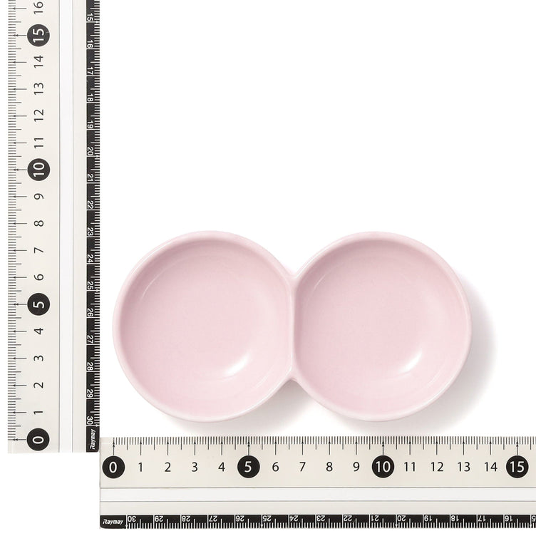 Separate Plate 2-Tier Pink
