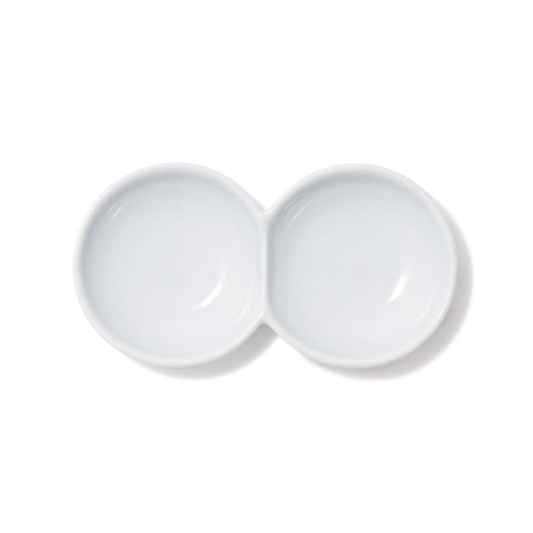 Separate Plate 2-Tier Blue