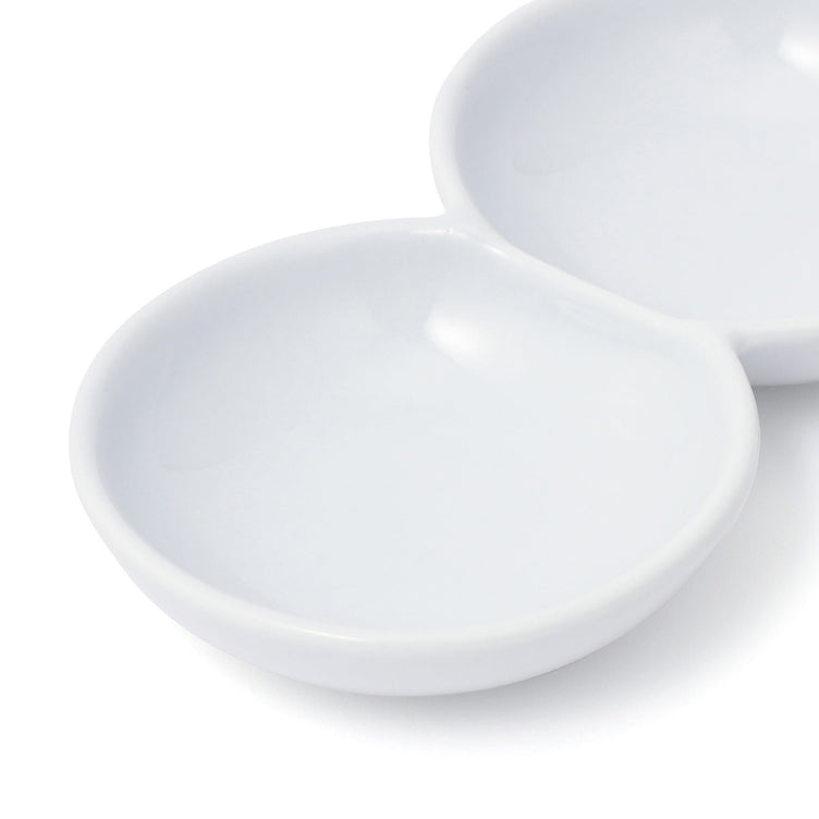Separate Plate 2-Tier Blue