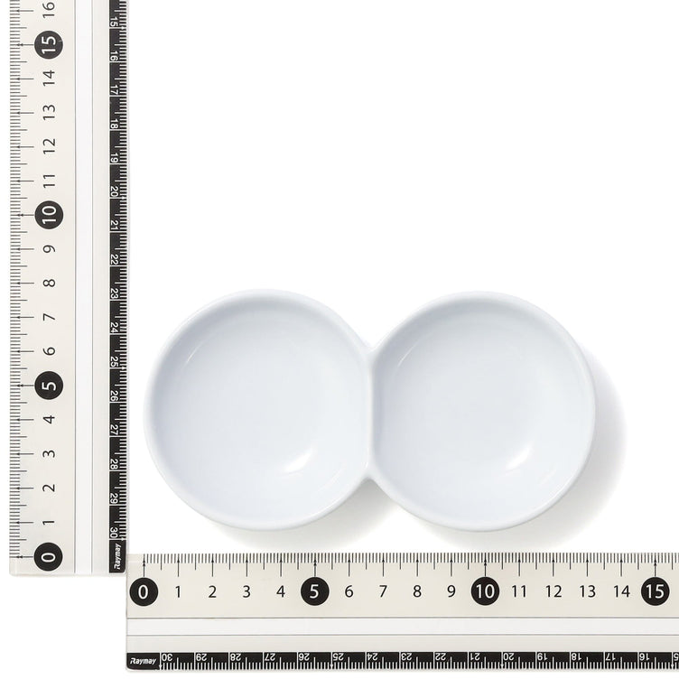 Separate Plate 2-Tier Blue