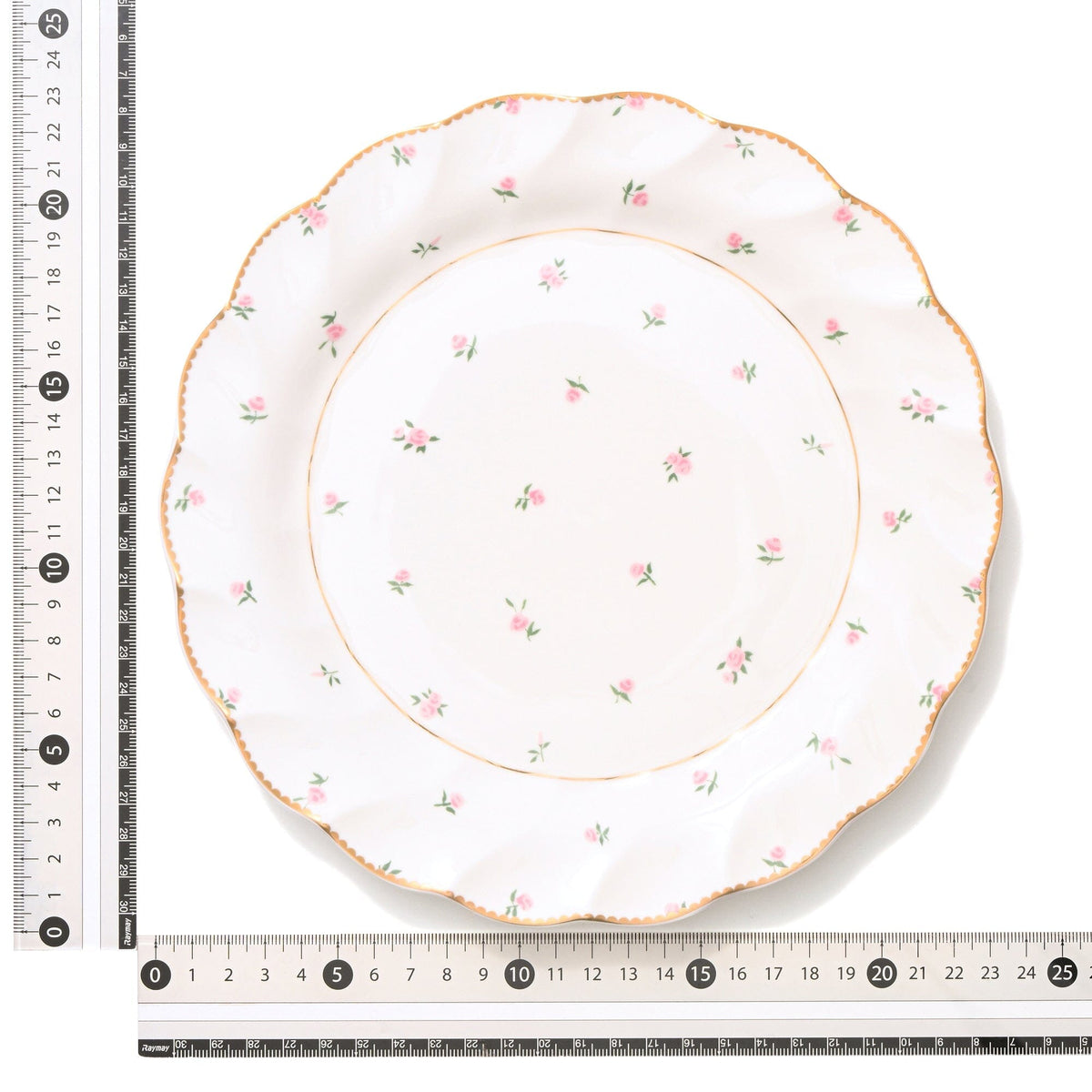 Classic Rose Plate Medium Pink