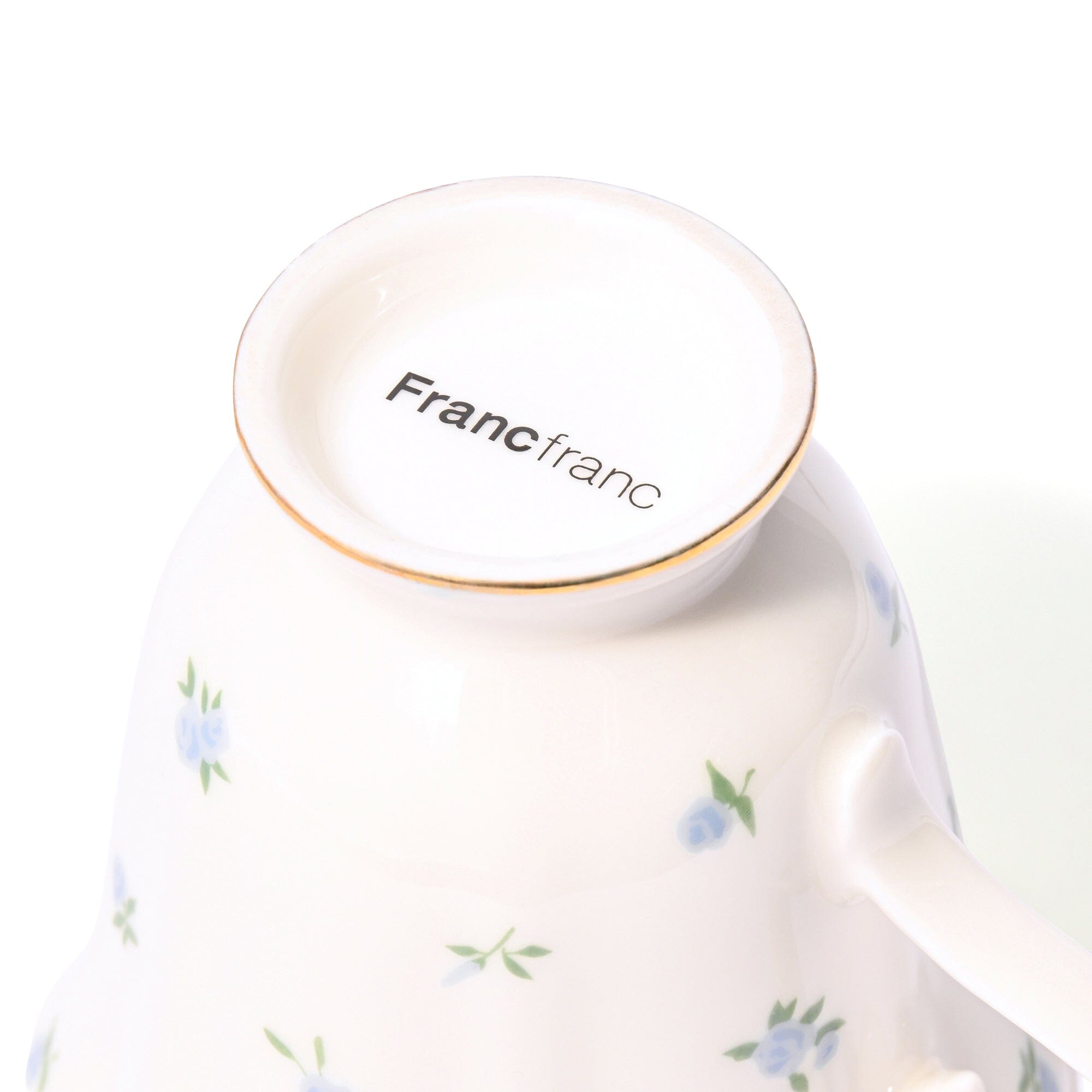 Classic Rose Cup & Saucer Blue