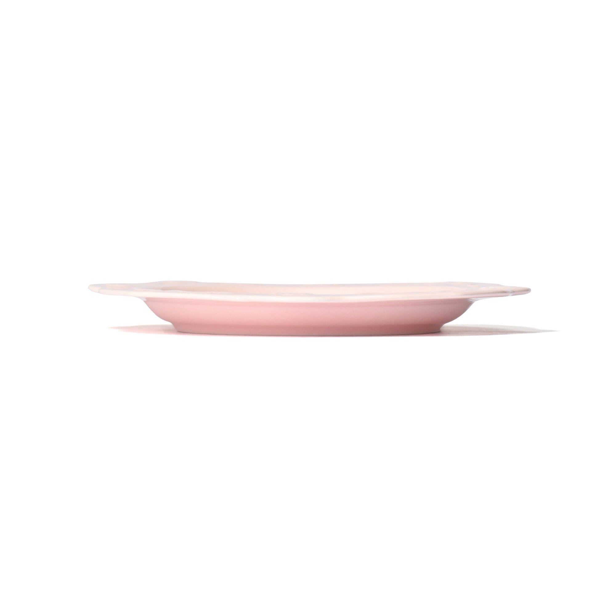 Rose Relief Plate Small Pink