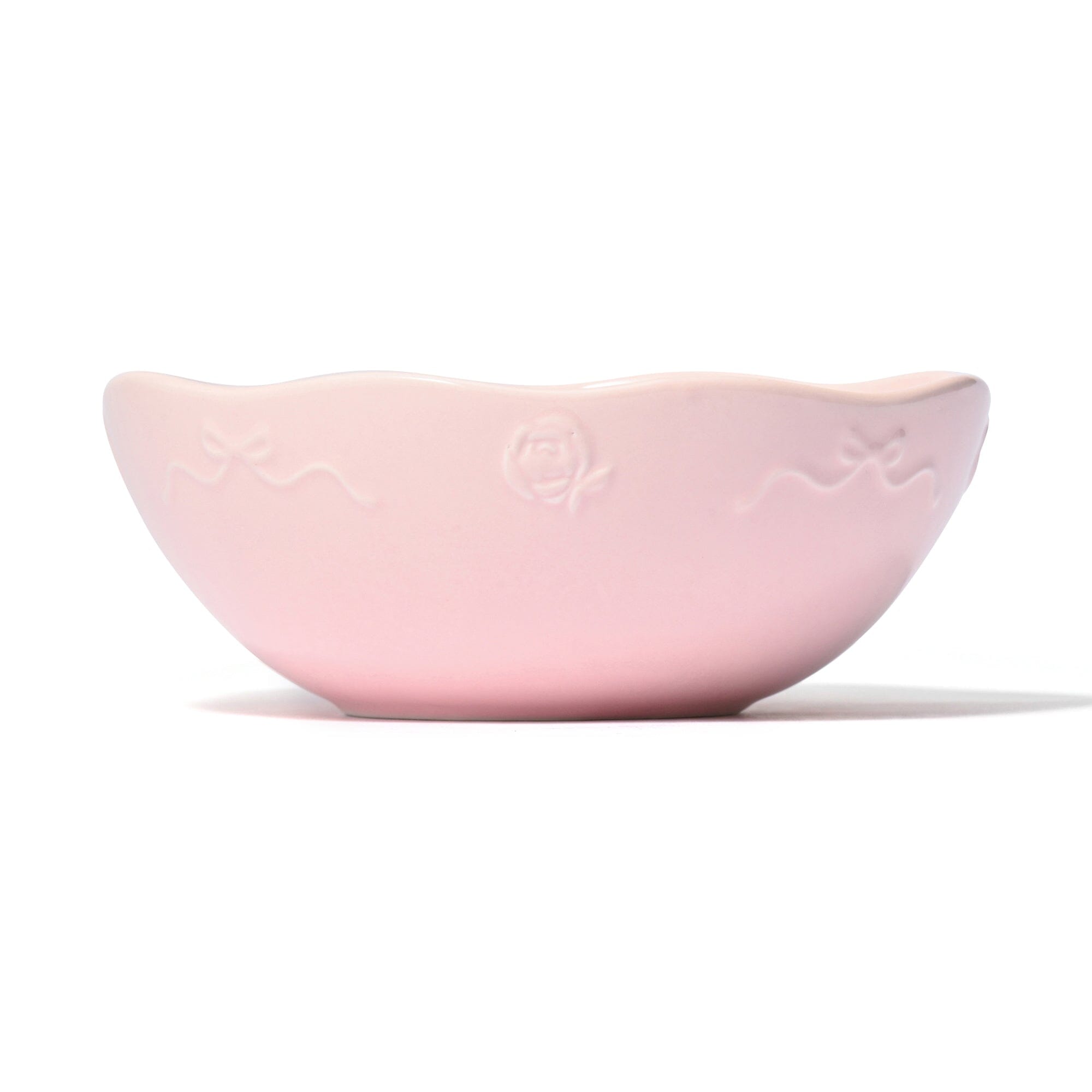 Rose Relief Bowl Pink