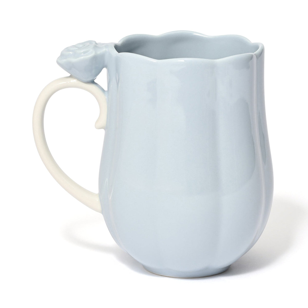 Rose Relief Mug Blue