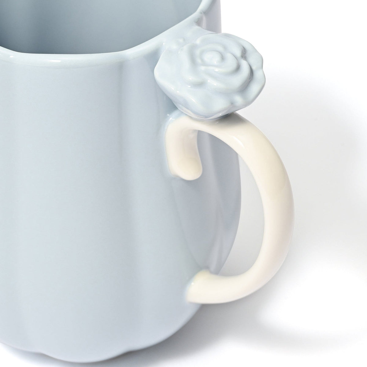 Rose Relief Mug Blue