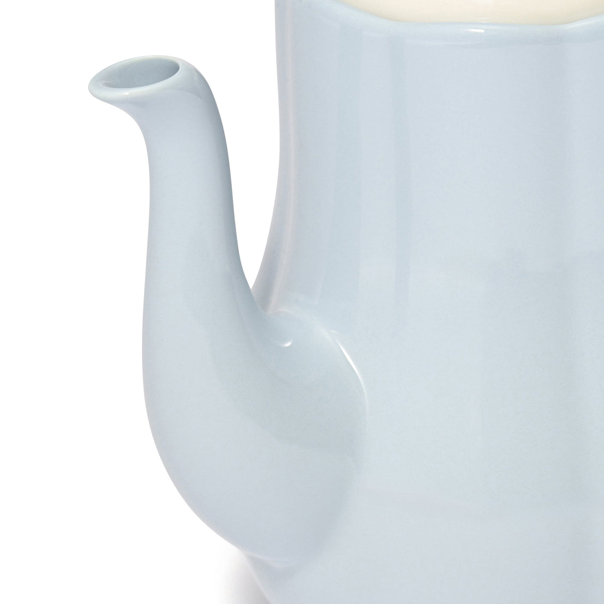 Rose Relief Teapot Blue