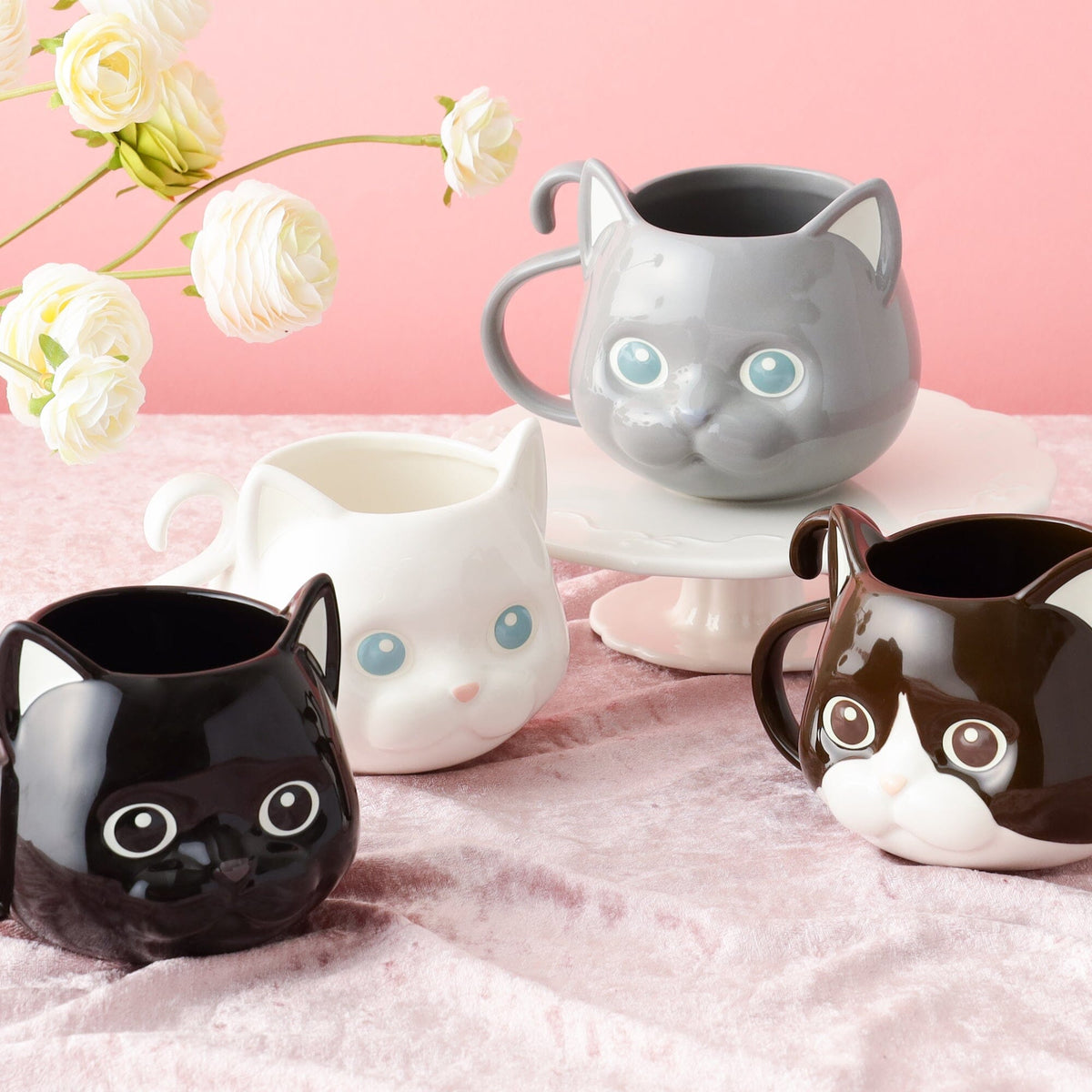 Cat Magic Mug White