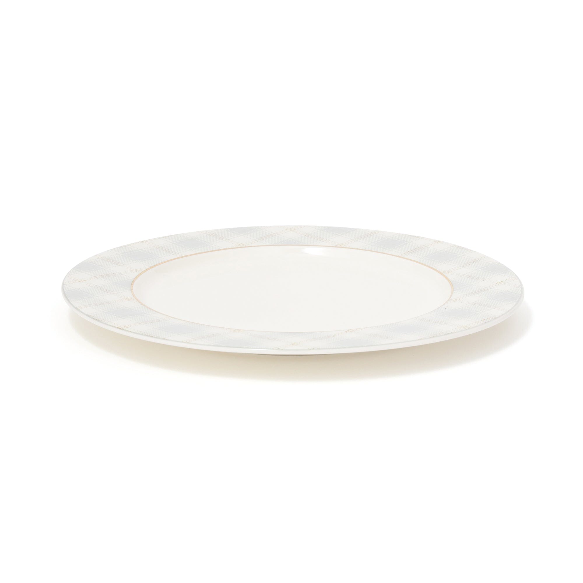 Tartan Plate M Gray