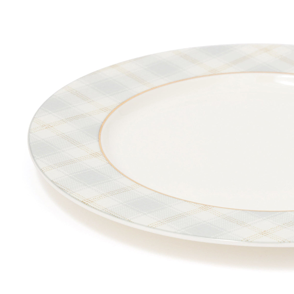 Tartan Plate M Gray