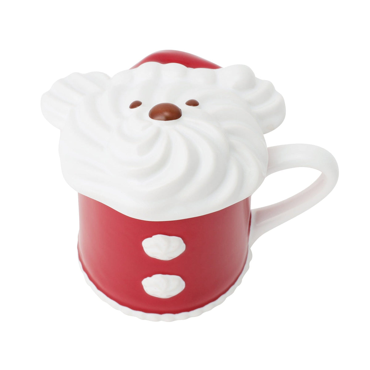 Whipped Mug Vanilla (Polar Bear Santa)