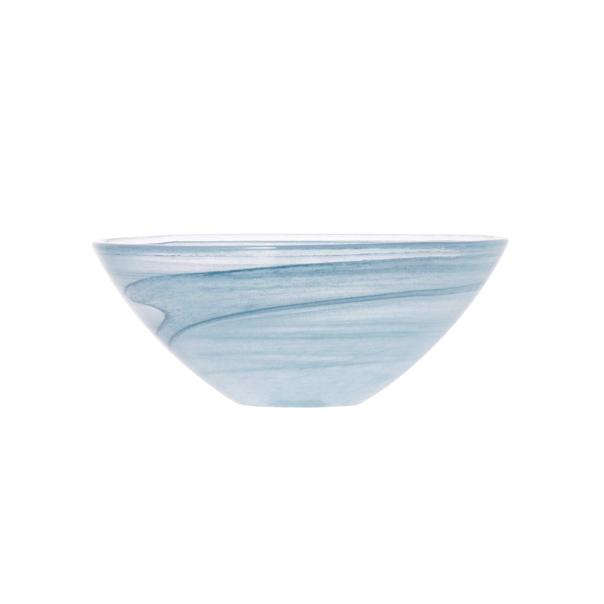 Marble Glass Bowl Small Blue