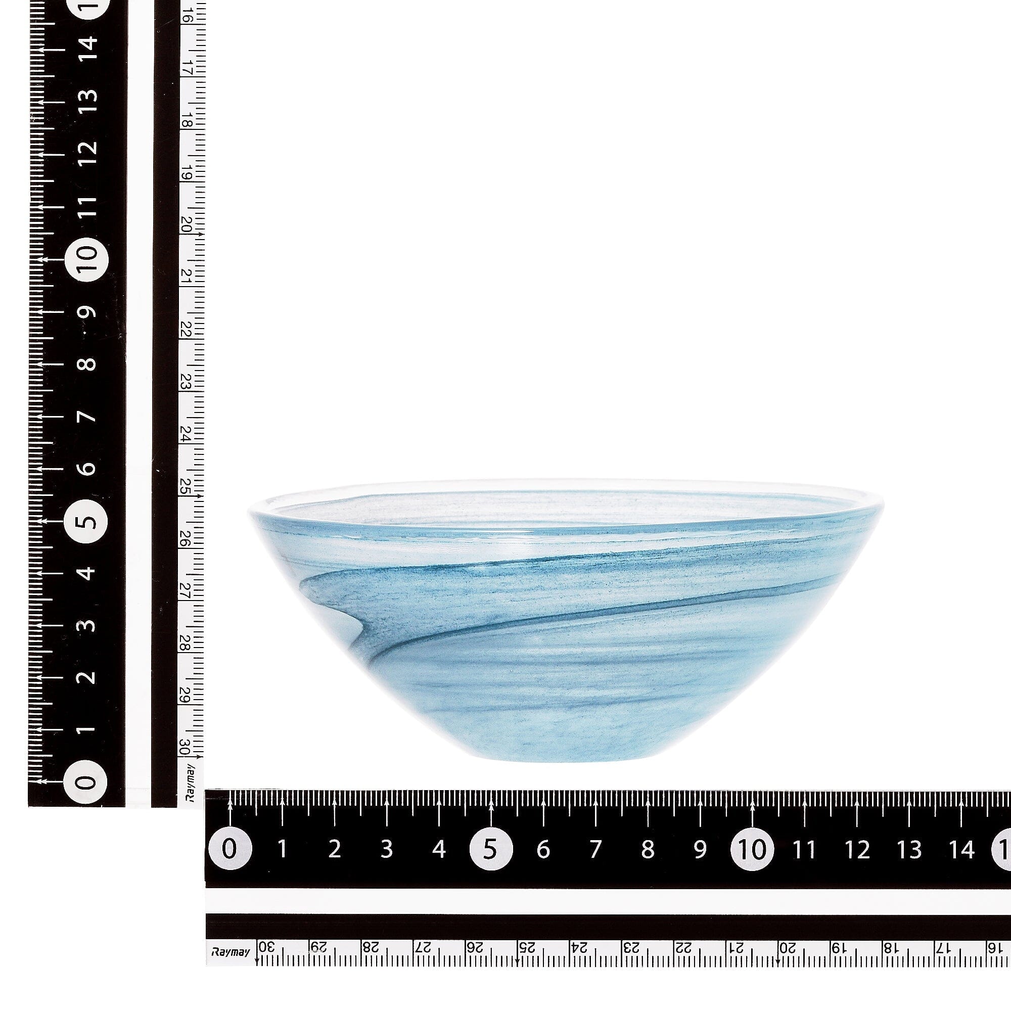 Marble Glass Bowl Small Blue