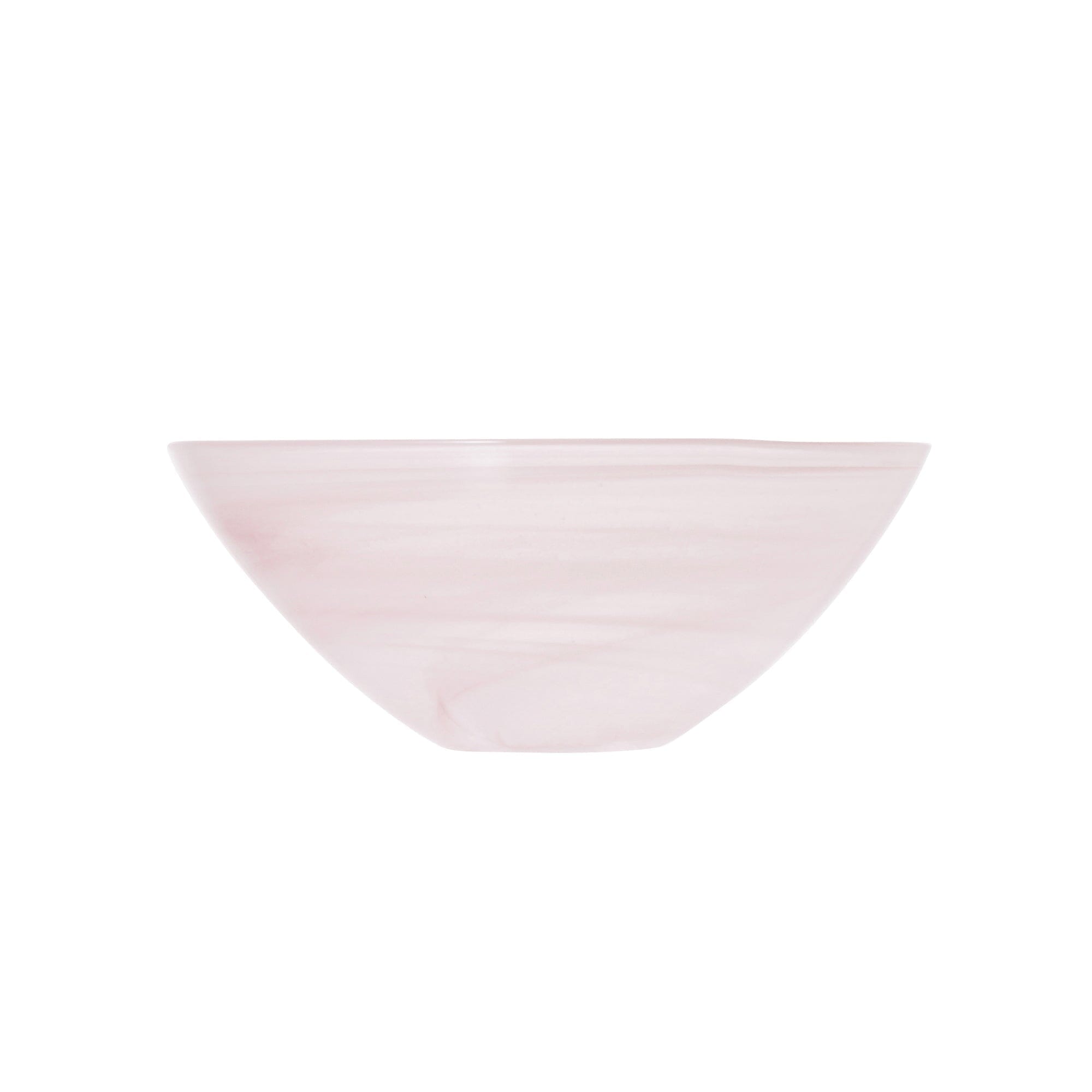 Marble Glass Bowl Small Pink