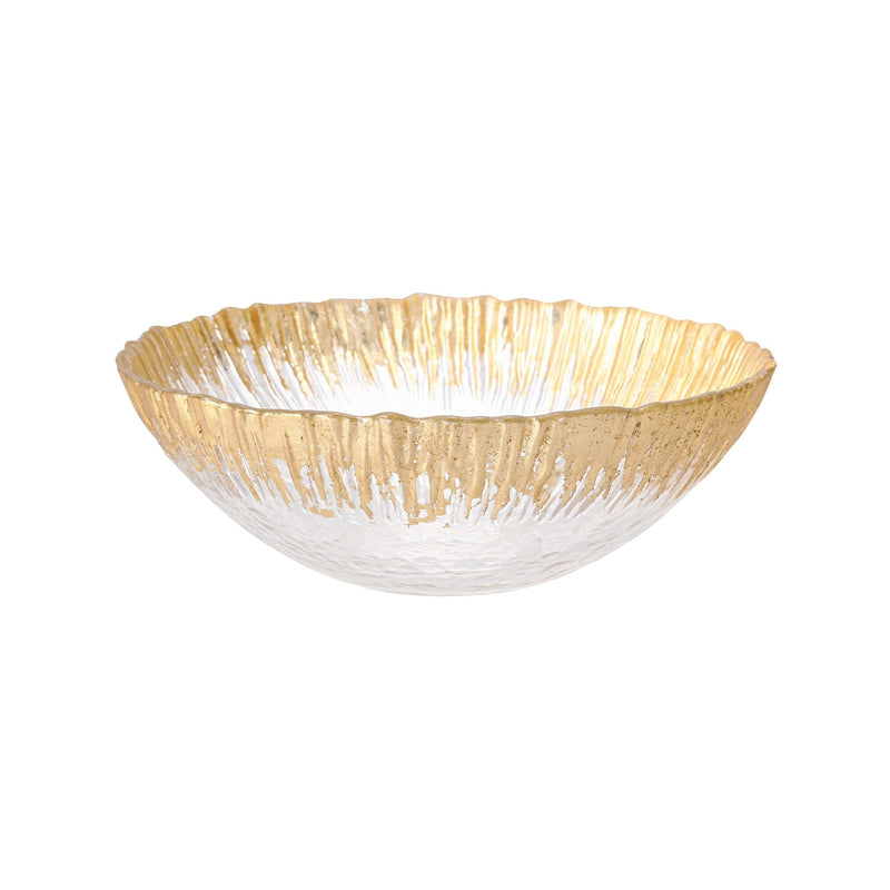 Shine Glass Bowl Gold