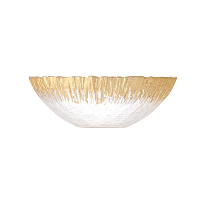 Shine Glass Bowl Gold