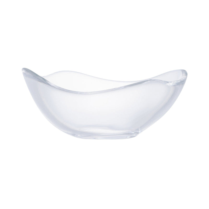 Wavelet Glass Bowl Medium Clear
