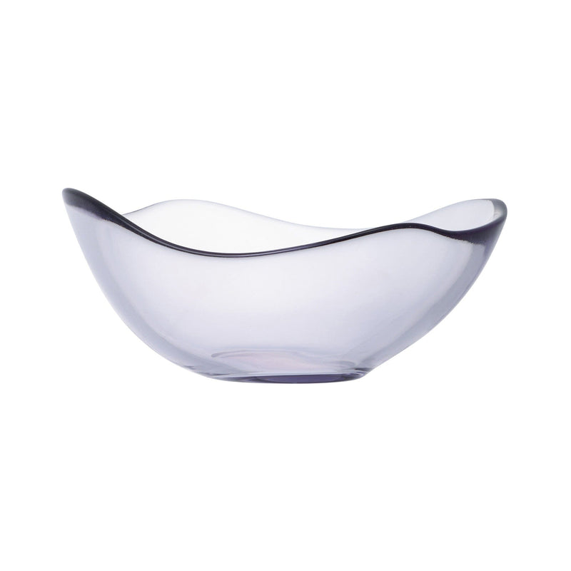 Wavelet Glass Bowl Medium Blue