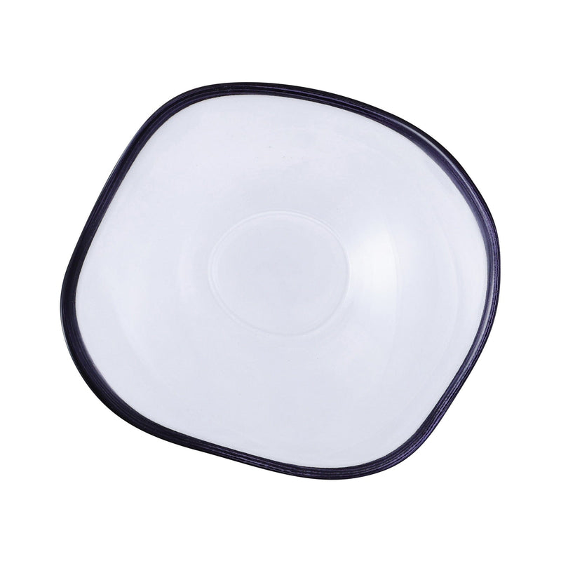 Wavelet Glass Bowl Medium Blue