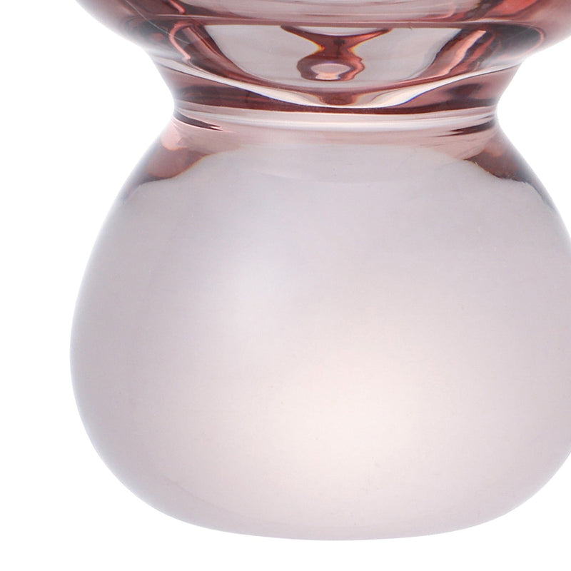 Wavelet Glass Bowl SS Brown