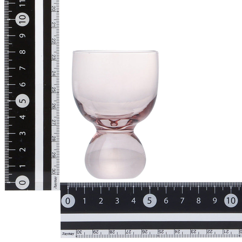 Wavelet Glass Bowl SS Brown