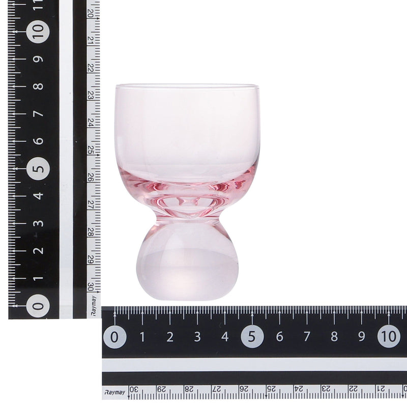 Wavelet Glass Bowl SS Pink