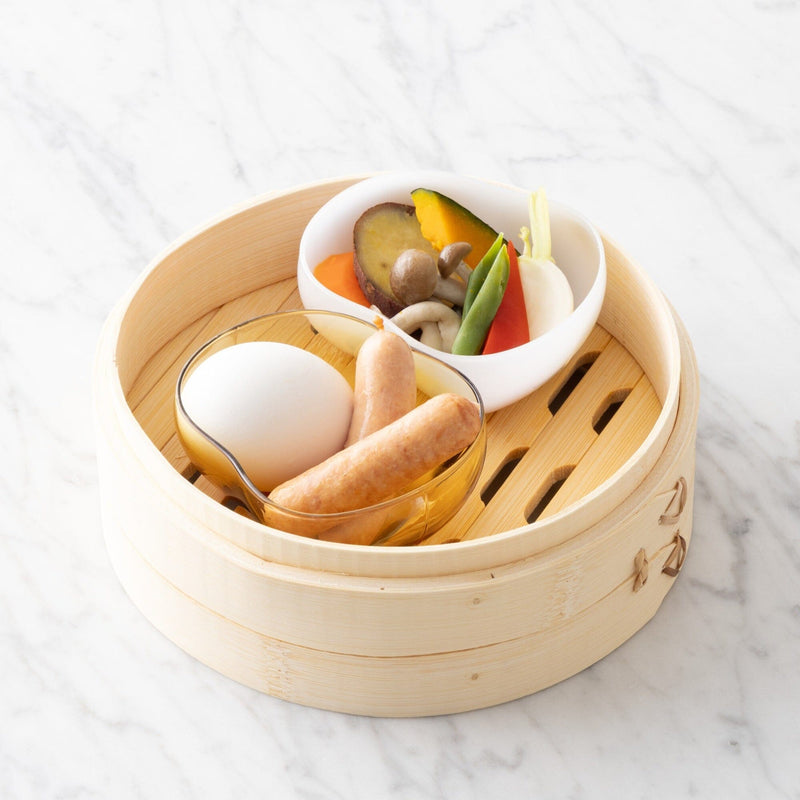 Glass Bean Bowl Pink