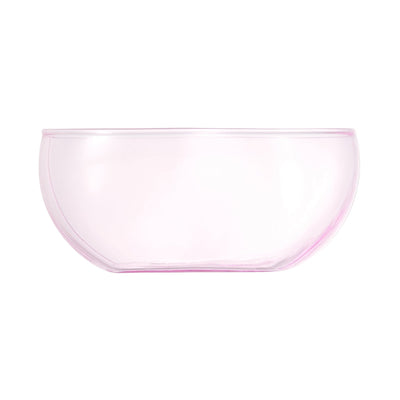 Glass Bean Bowl Pink
